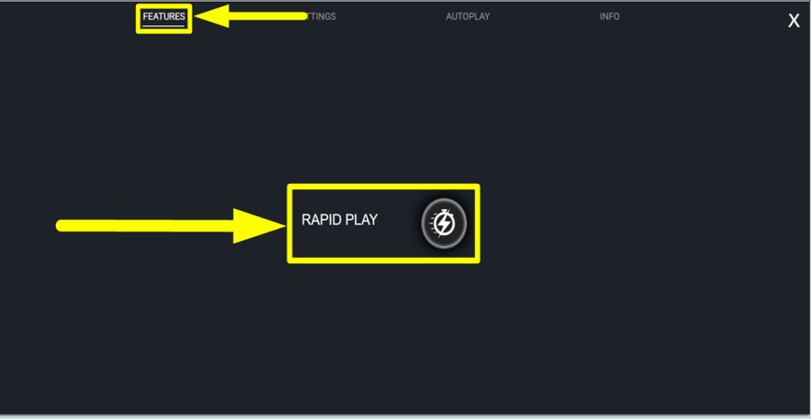Athenas Millions Rapid Play Feature