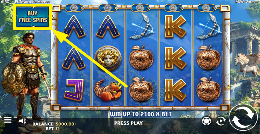 Athenas Treasure Buy Bonus