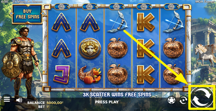 Athenas Treasure Spin