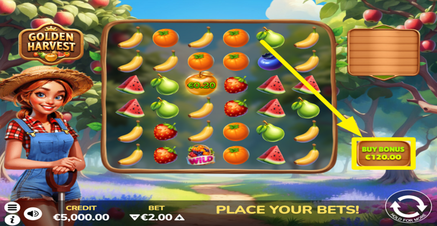 Atomic Slot Lab Golden Harvest Buy Bonus