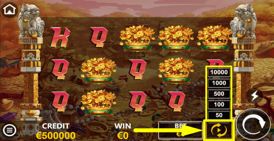 Auspicious Fortune God 3 Autoplay Feature