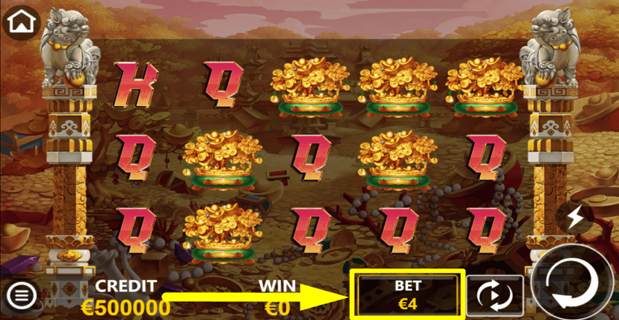 Auspicious Fortune God 3 Bet Value