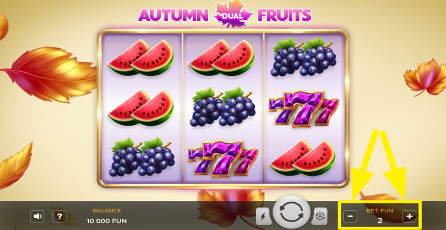 Autumn Dual Fruits Adjust Bet