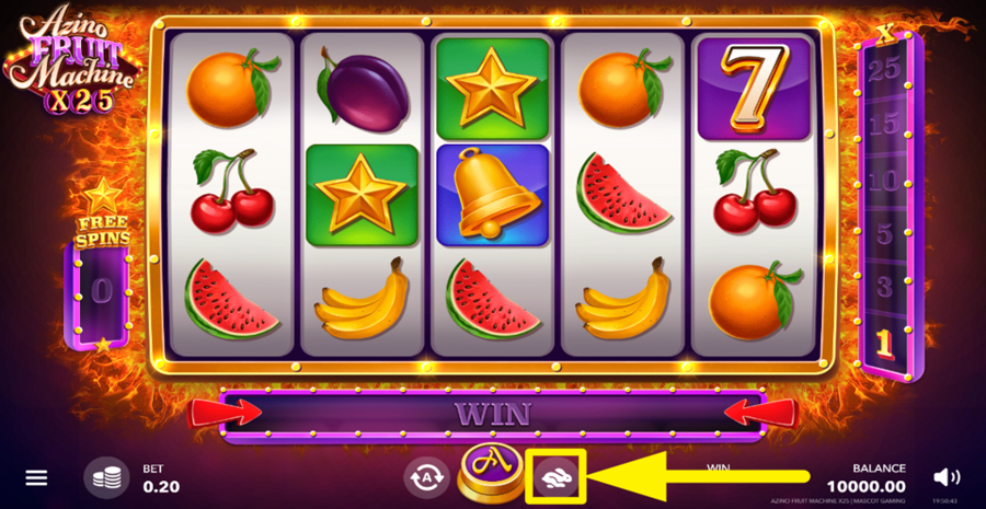 Azino Fruit Machine x25 Turbo