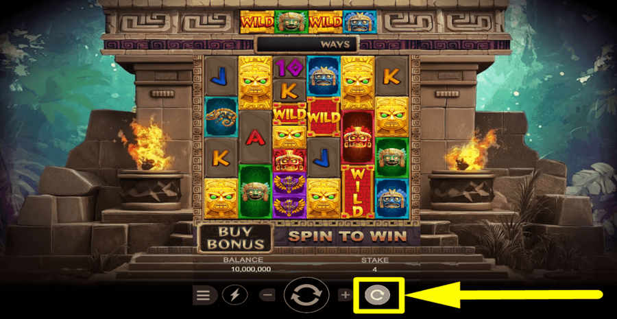 Aztec Fortune Megaways Autoplay Feature