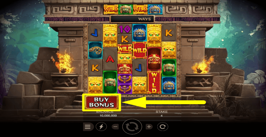 Aztec Fortune Megaways Buy Feature