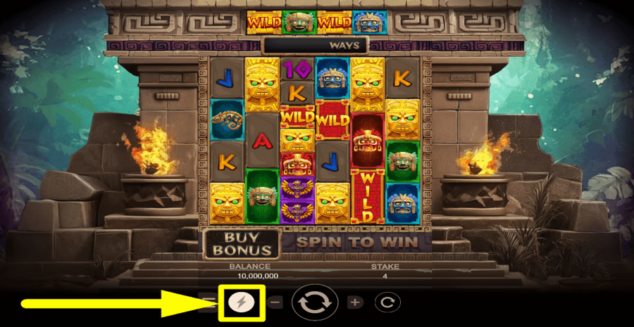 Aztec Fortune Megaways Turbo Feature