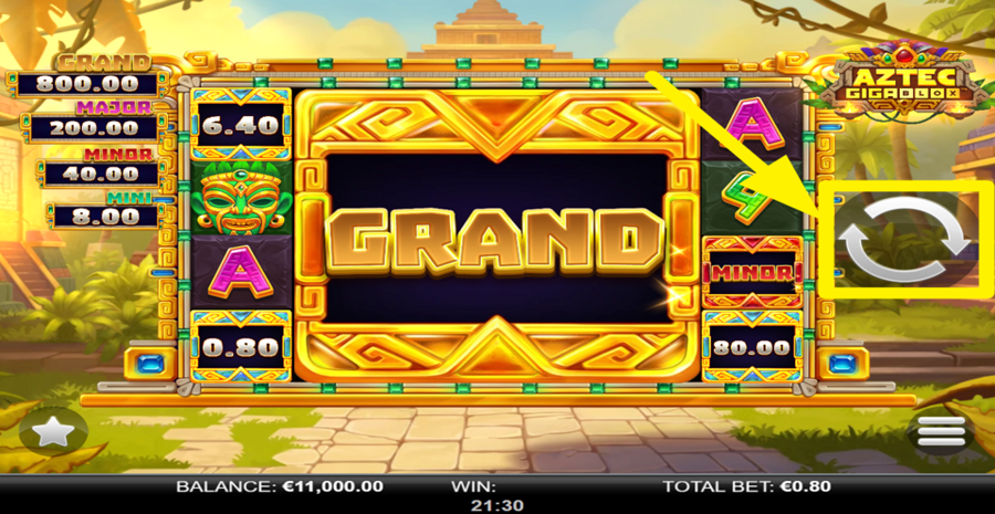 Aztec Gigablox Spin