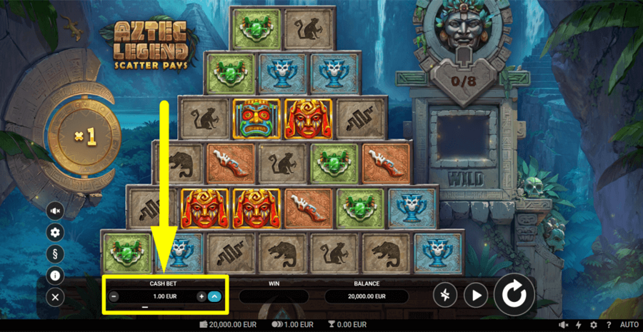 Aztec Legend Bet Value