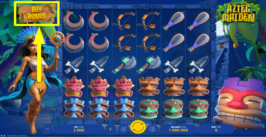 Aztec Maiden Buy Feature