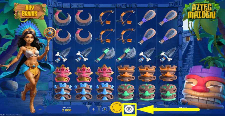 Aztec Maiden Turbo Feature
