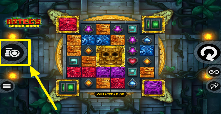 Aztecs Golden Wheel Adjust Bet