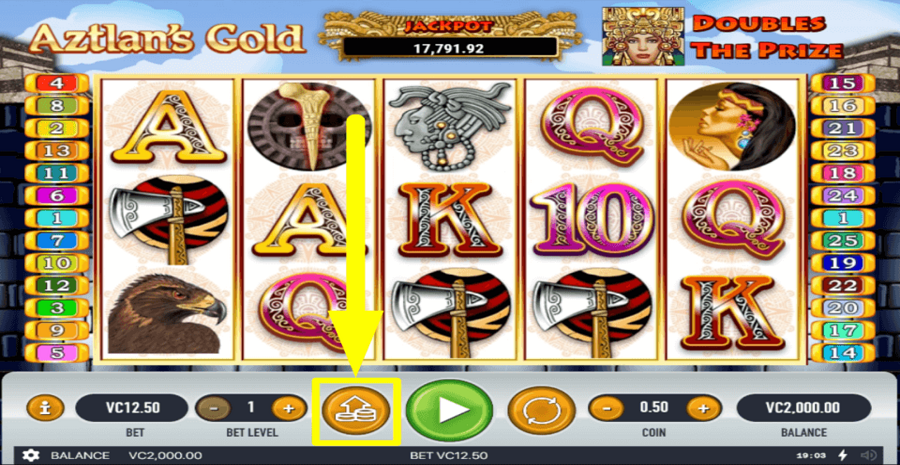 Aztlans Gold Max Bet