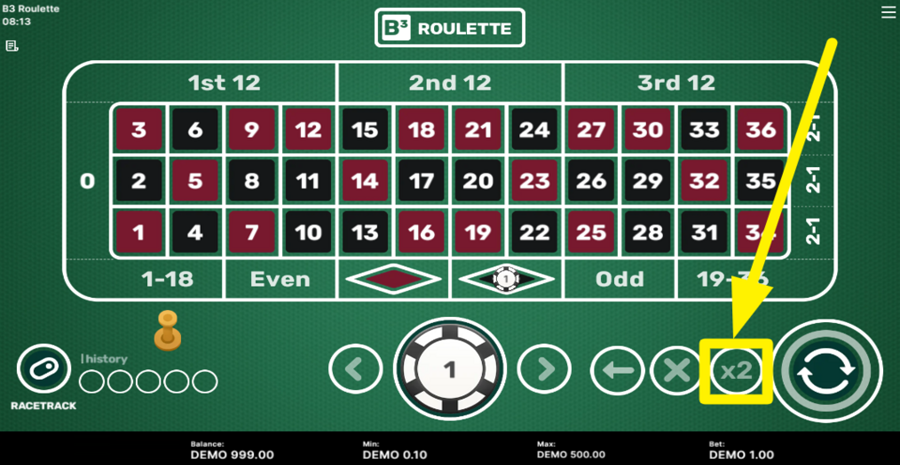b3 Roulette Double