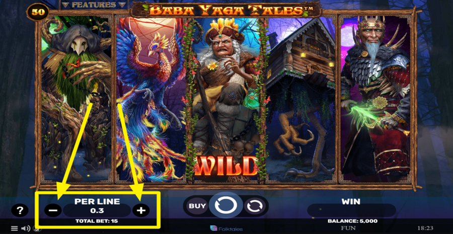 Baba Yaga Tales Adjust Bet