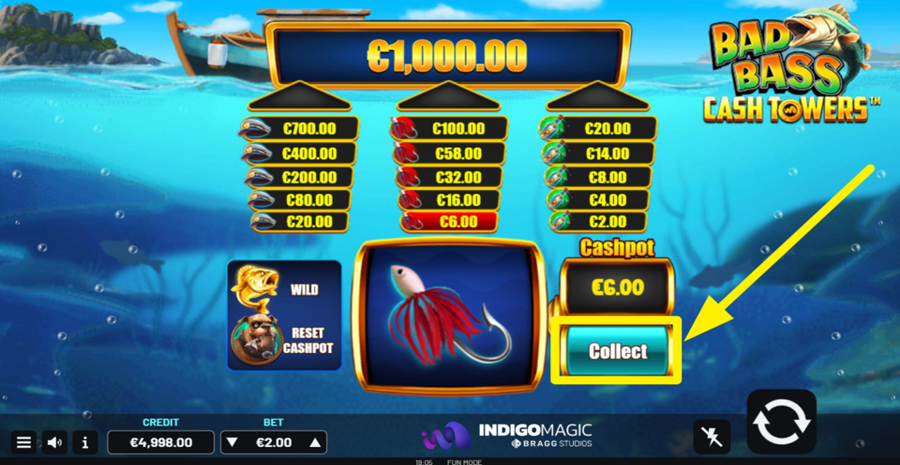 Bad Bass Cash Towers Collect