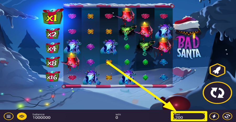 Bad Santa Adjust Bet