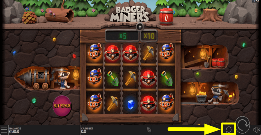 Badger Miners Autoplay Feature