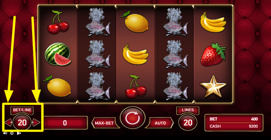Bahamut Star 20 Lines Adjust Bet Per Line