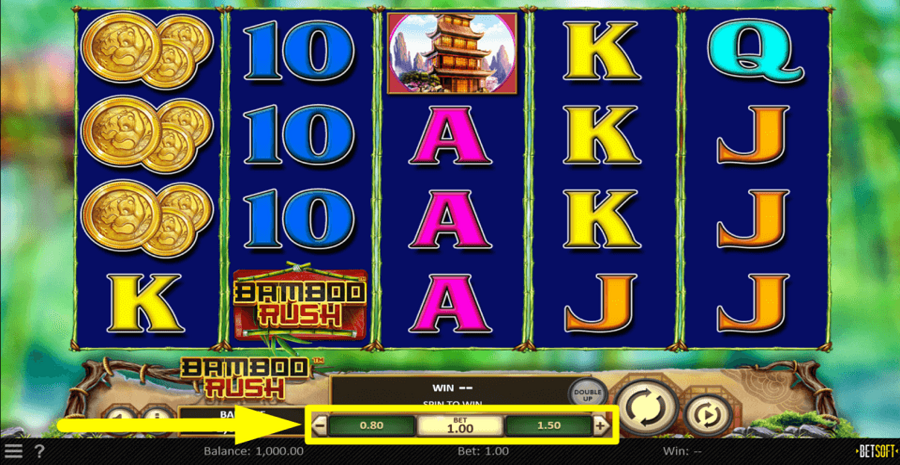 Bamboo Rush Bet Value