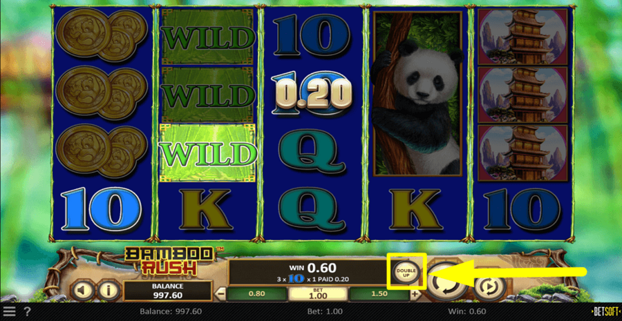 Bamboo Rush Double Up Feature