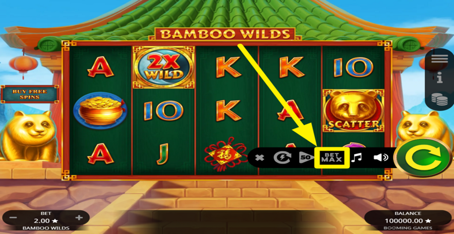 Bamboo Wilds Max Bet