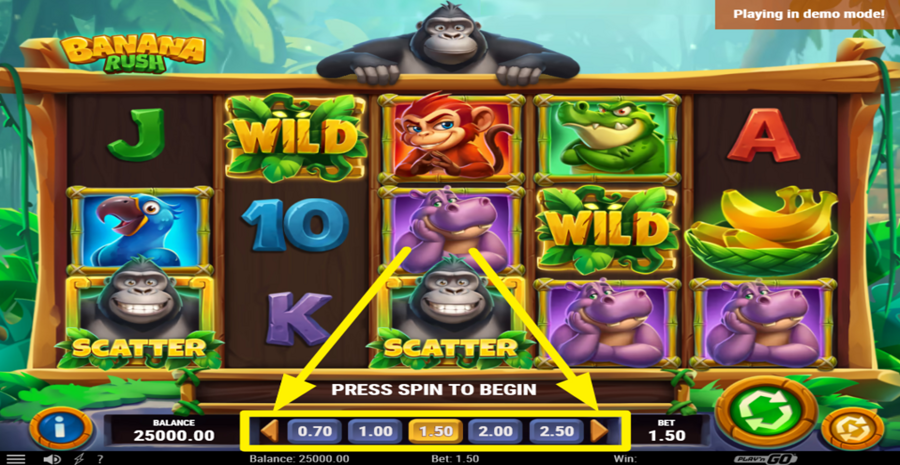 Banana Rush Adjust Bet