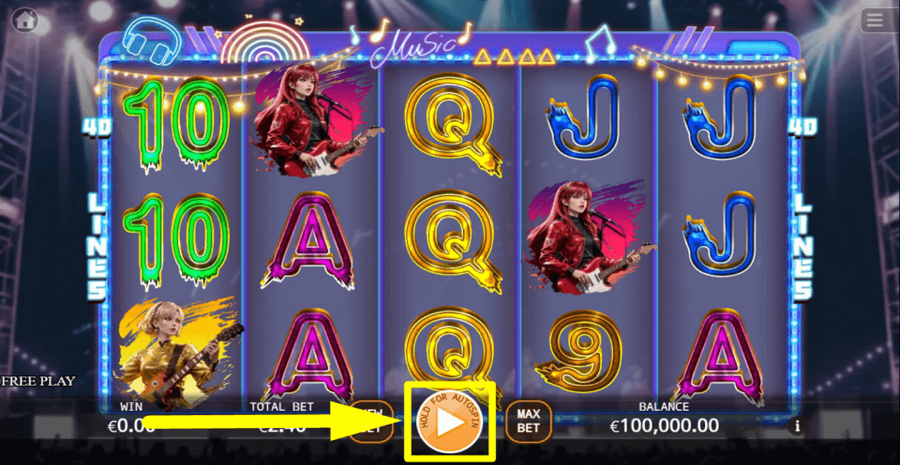 Band Girl Play Button