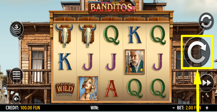Banditos Spin Button