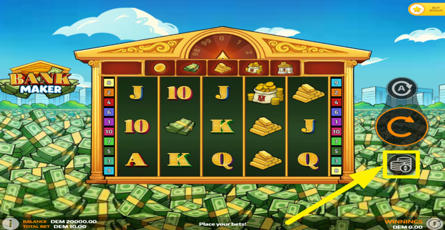 Bank Maker Adjust Bet