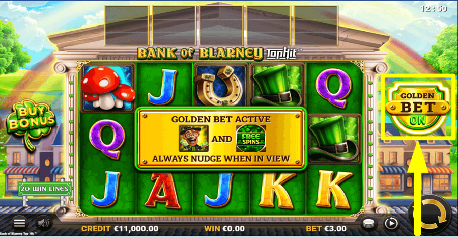 Bank Of Blarney Golden Bet Feature