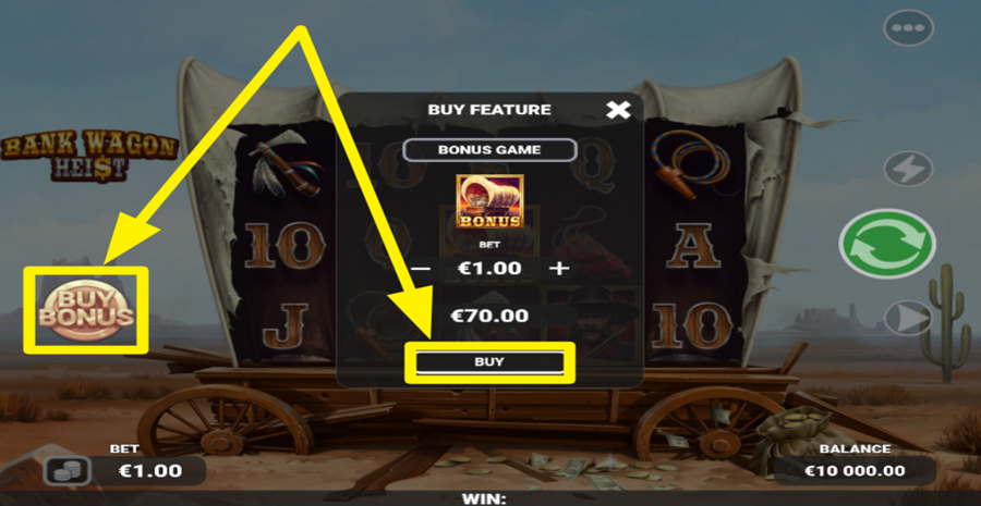 Bank Wagon Heist Buy Bonus