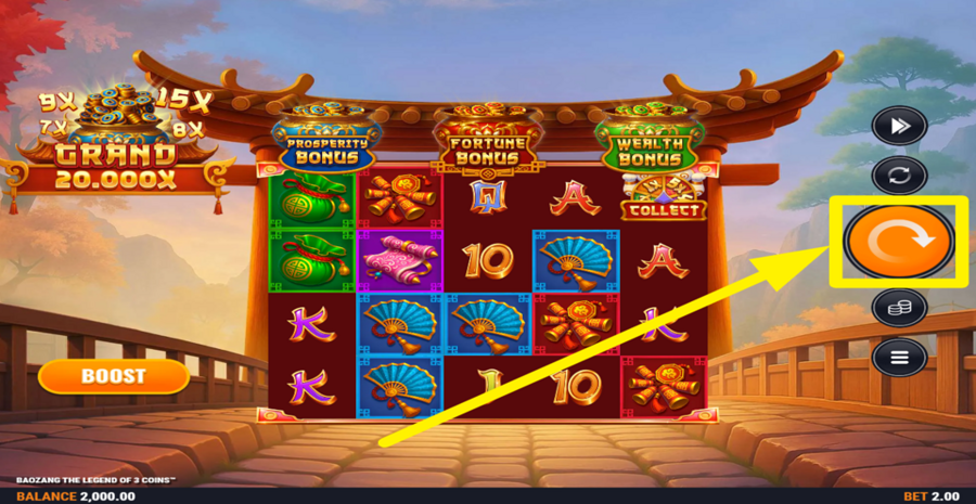 Baozang The Legend Of 3 Coins Spin