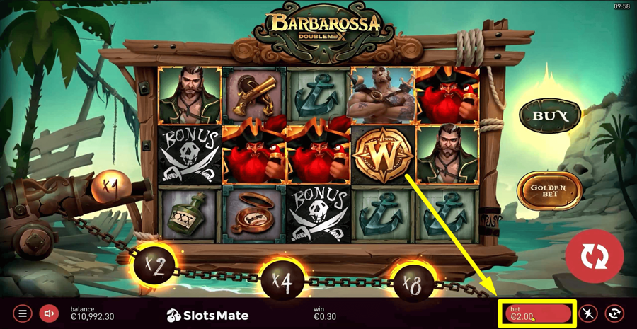 Barbarossa Choose Bet