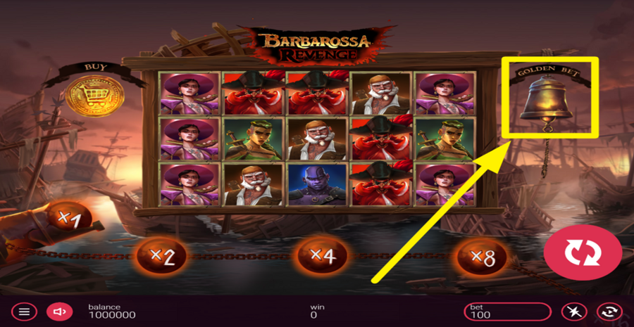 Barbarossa Revenge Golden Bet