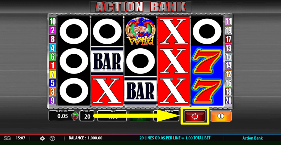 Barcrest Action Bank Autoplay Feature