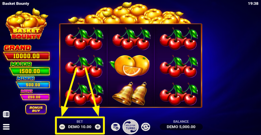 Basket Bounty Adjust Bet