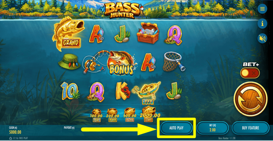 Bass Hunter Autoplay Feature