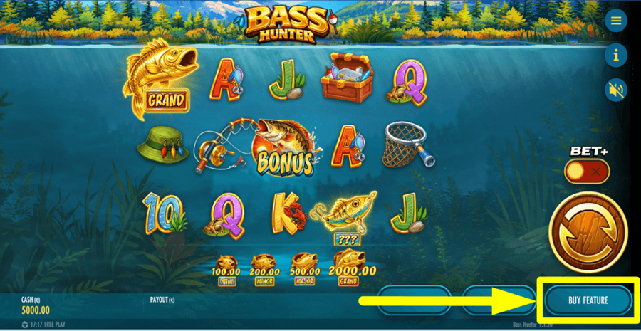 Bass Hunter Buy Feature