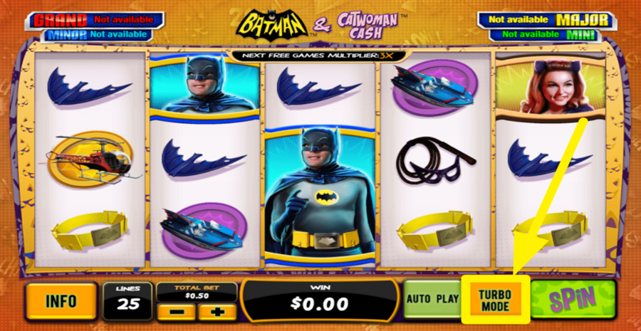 Batman And Catwoman Cash Turbo