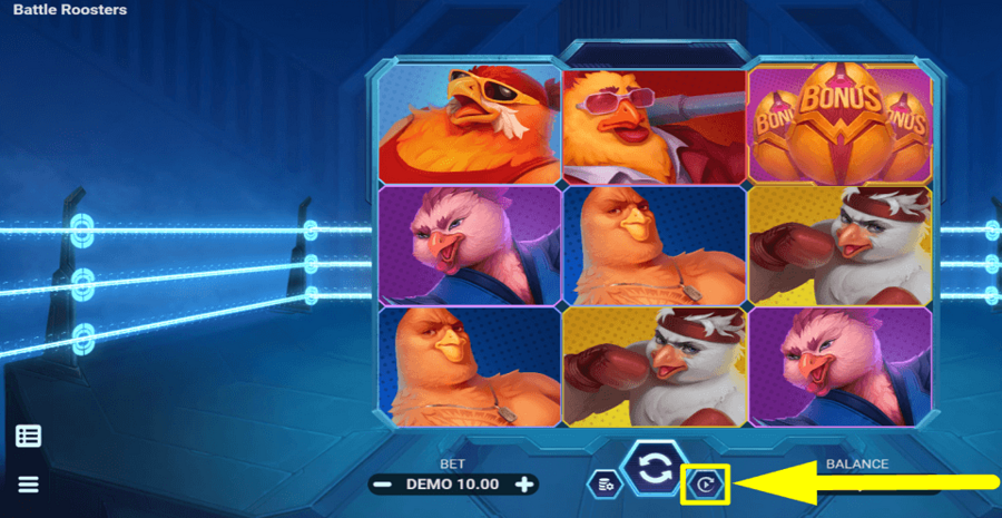 Battle Roosters Autoplay Feature
