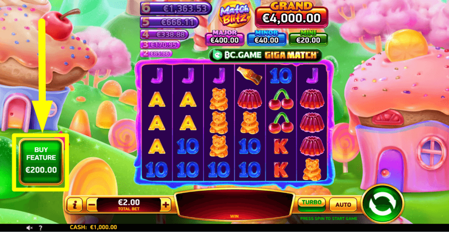Bc Game Giga Match Buy Feature