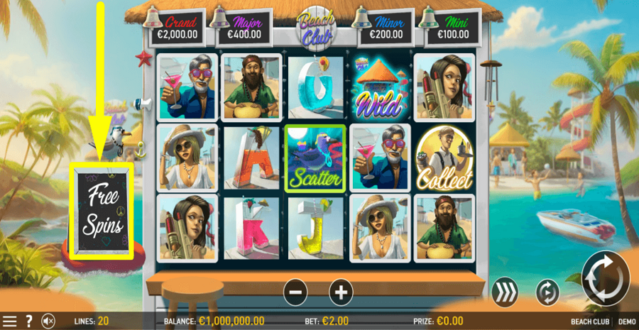 Beach Club Buy Feature