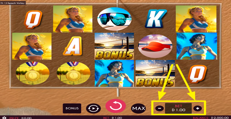 Beach Volley Adjust Bet