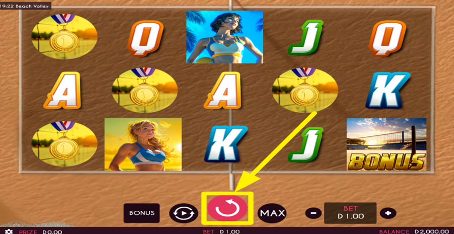 Beach Volley Spin