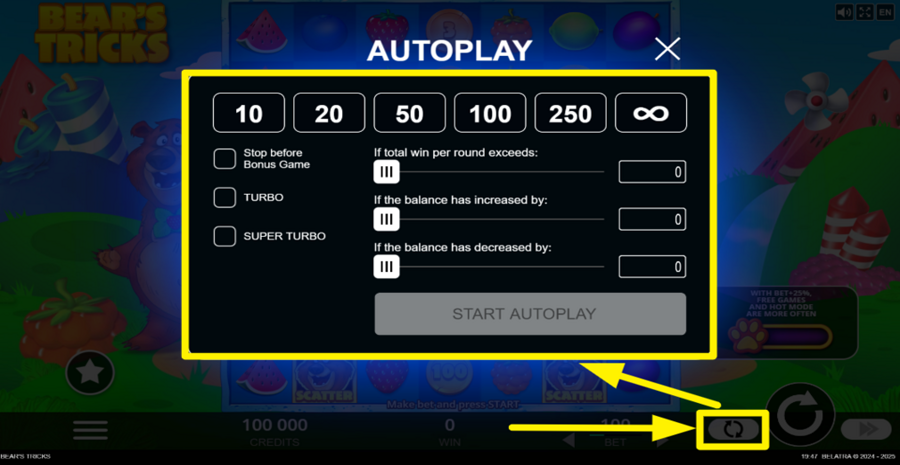 Bears Tricks Autoplay