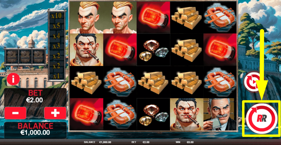 Beating Alcatraz Spin Button