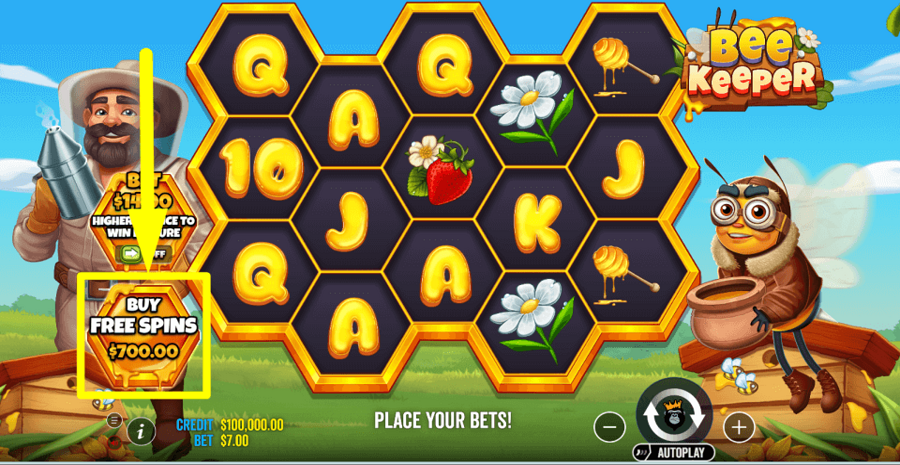 Bee Keeper Buy Feature