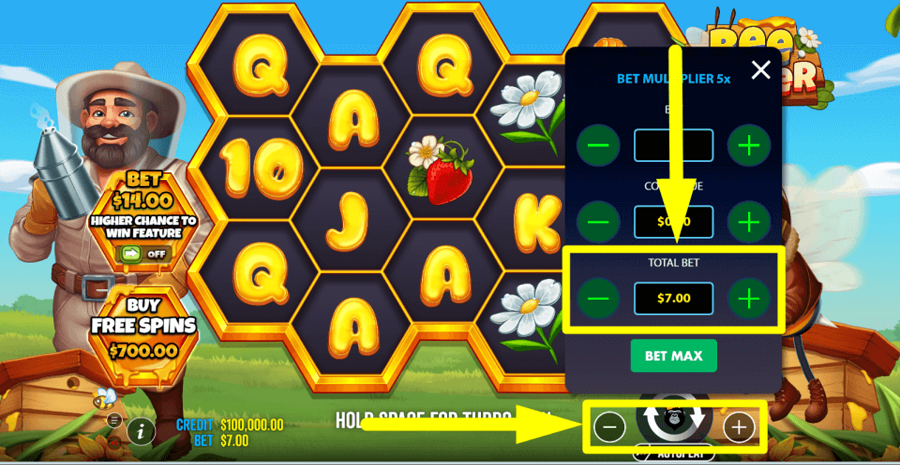 Bee Keeper Total Bet Value