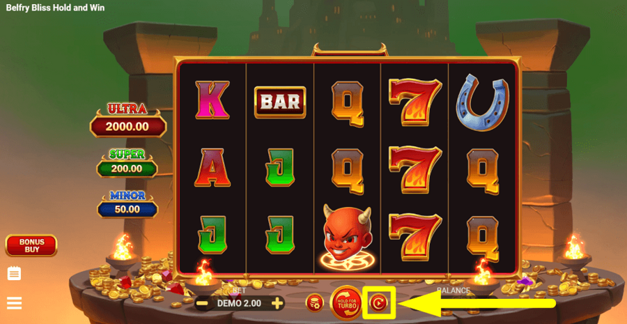 Belfry Bliss Hold And Win Autoplay Feature